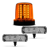 Giroled 54 Leds Bivolt Farol Milha 12v 4w Strobo Carro Moto