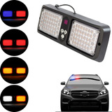 Giroled Strobo Interno Quebra Sol Azul Vermelho Viatura 12v