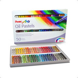 Giz De Cera Pentel Oil Pastel 50cores Phn 50 Melhor Preço