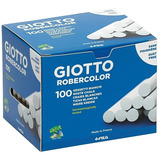 Giz Escolar Giotto Robercolor 100 Unidades Branco