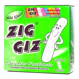 Giz Lousa Plastificado Branco Para Quadro