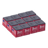 Giz Master Preto Ou Azul Para Taco De Sinuca E Bilhar 12 Un 