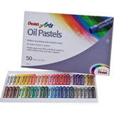 Giz Oil Pastel Oleo Pentel 50 Cores super preço 