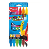 Giz Pastel Color Peps Oil Pastels Maped Cx 12 Un