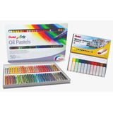 Giz Pastel Oleoso 50 Cores Pentel 12 Aquarela Frete Grat