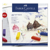 Giz Pastel Seco Curto Creative Studio 48 Cores Faber Castell