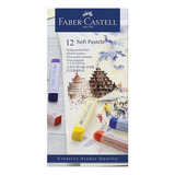 Giz Pastel Seco Longo Soft 12 Cores Faber Castell