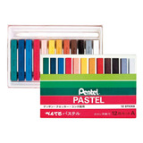 Giz Pastel Seco Profissional 12cores Estojo
