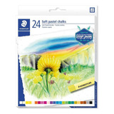 Giz Pastel Seco Staedtler Soft Karat 24 Cores