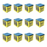 Giz Triangle Master Profissional Bilhar Sinuca 12 Unidades Cor Verde