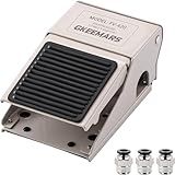 GKEEMARS Válvula De Pedal Pneumática FV-420 1-4- NPT De Borracha Rosqueada Antiderrapante Controle De Pressão Pedal Pedal Interruptor 2 Posições 4 Vias