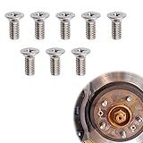GKmow Pack 8 Parafusos De Rotor De Disco De Freio De Aço Inoxidável Para Dianteiro E Traseiro Conjunto De Parafusos De Cabeça Plana Cruzada é O Melhor Substituto Para Os Modelos Honda Hyundai E Kia