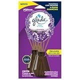 Glade Aromatizador De Ambiente- Difusor De Aromas Lavanda- Óleos Essenciais- 2 Unidades Com 6 Varetas- 100ml Cada