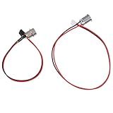 GLEAVI 1 Conjunto Kit De Fio Carregador Quad Bike 3 Pinos 2 Fio Conector Plug Kit Porta Carregador