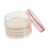 GLEAVI 3 Pecas Bucha De Limpeza Facial Almofadas Kits De Banho Almofada De Esponja De Limpeza Facial Ferramenta De Limpeza Facial Esfoliante Corporal Removedor De Maquiagem Algodão Cara