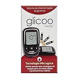 Glicoo Easyfy Kit Monitor De Glicemia Com 1 Monitor 1 Lancetador ToCare 10 Lancetas ToCare Tiras Teste