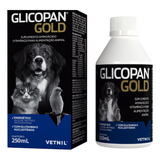 Glicopan Gold Pet 250ml Suplemento Cães