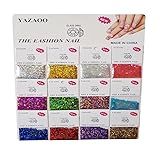 Gliter Flocado Para Unhas 12 Cores Sortidas Artesanato Corporal