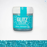 Glitter Comestível Bolo Ou Pó Decorativo Glitz Fab Cores Azul Tiffany