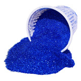 Glitter Em Pó Preto Purpurina Brilho P Artesanato Escolar Cor Azul escuro