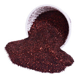 Glitter Em Pó Preto Purpurina Brilho P Artesanato Escolar Cor Marrom