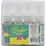 Glitter Poliester Bisnaga 15GR Prata