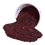 Glitter Purpurina Em Pó Irisado Cristal Furta Cor 500 Gramas Cor Marrom