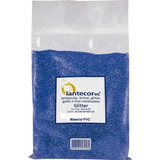 Glitter Pvc Lantecores 500g Pó Brilho Azul Royal