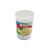 Glitter PVC Real Seda Prata Pacote Com 12 Potes De 3 Gramas