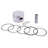 Glixal Conjunto De Pistões ATMT1 038 GY6 100cc 50 Mm Com Anéis Para Motor 139QMB 139QMA Scooter Moped ATV Go Karts JONWAY JMSTAR ROKETA SUNL TANK PEACE TAOTAO Dongfang Kazuma JCL BMS