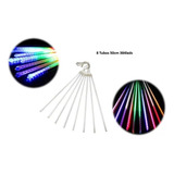 Global Chuva Meteoro Cascata 8 Tubos 384 Leds Natal Bivolt 50cm Cor Das Luzes Colorido 110v 220v 7 2 M