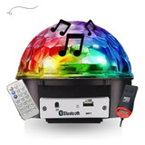 Globo Bola Maluca Led Colorido Balada Efeito Luz Dj Som