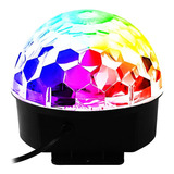 Globo Colorigo Led Meia Bola Maluca Mágica Som Pendrive Bt