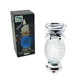 Globo De água De Abacaxi Colorido Glitter Redemoinho LED Suporte De Vela Pedestal Banho E Corpo Funciona Pavio Presentes Românticos Mobiliário Doméstico Decorações De Festa Criativo E Fofo Dia Das