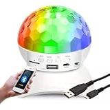 Globo De Luz RGB Com Bluetooth E Som Bola Maluca LED Para Festas E Decoração