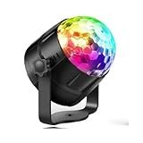 Globo De Luzes Coloridas Giratória Iluminação Para Festa Decoração RGB E Balada