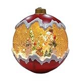 Globo De Natal Decorativo C LED 16 3X15X15cm Colorido