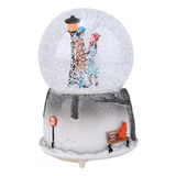 Globo De Neve Musical Colorido Bola De Música Caixa De Mús