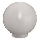 Globo De Plástico Para Poste Boca 15cm E Altura De 30cm Cor Branco 60 W