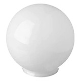 Globo De Vidro Leitoso 8x15 Cm Branco Luminária Luxo