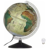 Globo Mapa Mundi Histórico Iluminado Bivolt