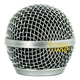 Globo Microfone Metal Modelo Shure Sm58