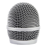 Globo Prata Grande P  Reposição Microfone Rosca 36 5mm Gl4