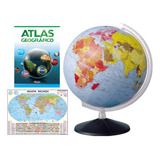 Globo Terrestre Continental 43cm Altura   Atlas   Mapa Mundi