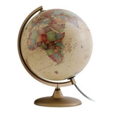 Globo Terrestre Discovery Antigo 25 Cm Com Luz Tecnodida