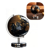 Globo Terrestre Giratório Decoração Luxo Metal Mesa Presente