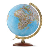 Globo Terrestre Gold Classic National Geographic 30cm Abajur
