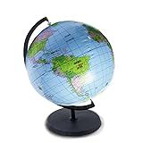 Globo Terrestre Inflável Planeta Terra Mundi 30 Cm Em Português