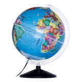 Globo Terrestre Político 30cm Diâmetro Bivolt