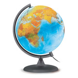Globo Terrestre Politico Orion Iluminado Com Led 30 Cm